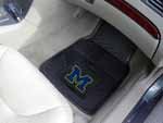 Michigan Wolverines 18X27 Heavy Duty 2-Piece Vinyl Car Mats