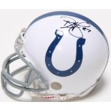 REGGIE WAYNE SIGNED AUTOGRAPHED MINI HELMET INDIANAPOLIS COLTS COA + HOLOGRAM