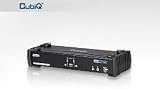 Aten CubiQ CS1782A 2-fach KVM Umschalter (Dual-DVI, 7.1 Audio, 120 Hz 3D, USB)