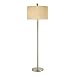 Adesso Boulevard Floor Lamp, Satin Steel