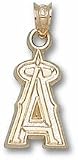 Los Angeles Angels of Anaheim 5/8 A Pendant - Gold Plated Jewelry