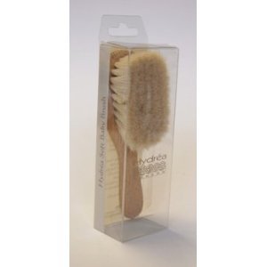 Organic Natural Bristle Baby Hair Brush Soft Goat Hair