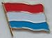 Country Flag Enamel Pin Badge - Luxembourg