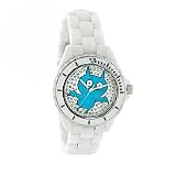 Uglydoll Ceramic Watch with Swarovski Crystal - Ice Bat - White