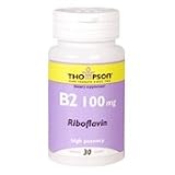 Vitamin B2 100mg - Riboflavin, 30 caps., (Thompson Nutritional Products)