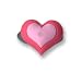 Pink Heart Shoe Doodle Decorations for Crocs