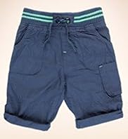 Pure Cotton Ribbed Waistband Combat Trousers