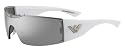 Emporio Armani EA 9423 S ARGEN BIAN/AP-BLACK MRR Sunglasses (EA-9423-S-OQZ-SF-99)