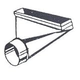 Gray Metal Products 10X3X4-113S Snap-rite Shortway Wall Stack Boot 10x3-1/4