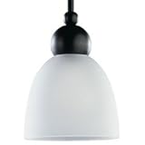 Sea Gull Lighting 61035-777 Metropolis One-Light Mini Pendant, Copper Revival Finish with Satin Etched Glass