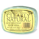Clearly Natural Glycerine Soap, Aloe Vera - 4 oz