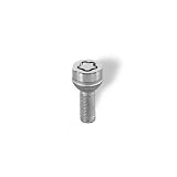 McGard MCG-28018: Lug Bolts, Steel, Chrome, 14mm x 1.50 RH, 1.051 in. Thread Length, Ball Seat, Set of 4