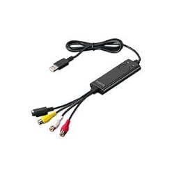 TerraTec G1 USB Dongle for Transferring Videocassettes to DVD, USB 2.0 PC Interface, PAL, NTSC, SECAM Video Standards