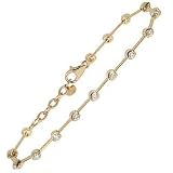 Moissanite 15 Stone Tennis Bracelet