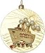 Jewelry : Cruise Ship on Disc, 14K Gold Charm