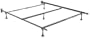 Full/Queen Bed Frame w/3" Glides