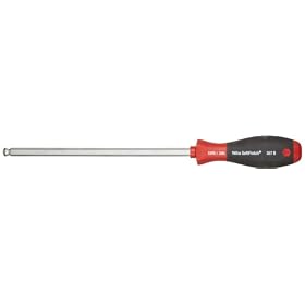 Wiha 36780 MagicRing Ball End Hex Driver with SoftFinish Handle, Metric, 8.0 x 200mm