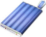 40GB USB2.0 Hi-speed 2.5IN Slim Line HD ENCRYPTED40 Bit Key