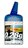 TSD Tactical 1000 Count Feeder Bottle Plastic White Airsoft BB's (0.28g, 6mm)