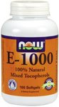 E-1000 by NOW Foods - Vitamins (1000IU - 100 Softgels)