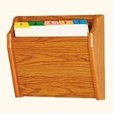 Wooden Mallet CH14-1MO Pocket Chart Holder Office Shelf