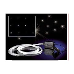 LED Glasfaser-Optik-Sternenhimmel (wei�) mit Glitzer-Effekten