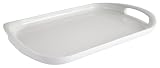 Zak Designs Flatbush Serving Tray, White