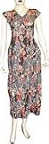 Womens Casual Tank Spaghetti Straps Flirty Sun Dresses in Cotton Fabric with Embroidery for Summer Beach Wear Made in India