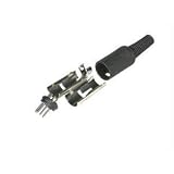 Cables to Go 01690 5-Pin Din Connector, Male (Charcoal)