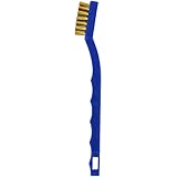 Osborn International 83112SP Economy Small Cleaning Stainless Brass Scratch Brush, 3/8" Brush Area Width, 7-1/4" Overall Length