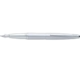 Cross ATX Matte Chrome Fine Point Fountain Pen - 886-1FS