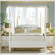 American Drew Sterling Pointe Poster Bed with Optional Canopy in Off-White Finish American Drew Sterling Pointe Poster Bed with Optional Canopy in Off-White Finish