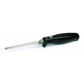 Maxi-Matic EK-570B Elite Cuisine Electric Knife with 2 Serrated Stainless Blades and Easy Eject, Black
