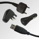 ASTWOOD COMBINATION USB MAINS CAR TRAVEL CHARGER MOBILE PHONE ADAPTER PACK FOR SAMSUNG U600 U700 D900 E900 E250 PHONES