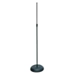 On Stage MC7201B Round Base Microphone Stand, Black