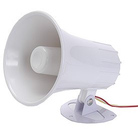Universal Power Group D1294 SS15 15 Watt Trumpet Style Two Tone Siren