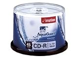Imation Printable with AquaGuard Surface - 45 x CD-R - 700 MB ( 80min ) 52x - white - ink jet printable surface - spindle - storage media