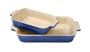 Le Creuset Stoneware 1-1/4-Quart Rectangular Baker with Bonus 16-Ounce Rectangular Baker, Blue