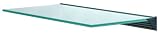 bracketless shelving:Spectrum GL6030OPKIT Wallscapes Glacier 12 by 24 by 3/8-Inch, Opaque Glass, Shelf Kit
