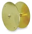 Battalion 1XMU7 Hole Cover, Brass, L 2 5/8 In