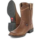 Justin Men's 'George Strait Cotulla' Roper Boots - Coffee Brown
