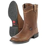 Justin Ladies George Strait 'Cotulla' Roper Boots - Coffee Brown by Justin Boots