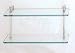 Allied Brass Foxtrot 22 Double Glass Shelf in Brass