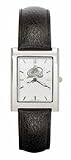 Colorado Avalanche Men's Chrome Elite Dress Watch with Leather Strap