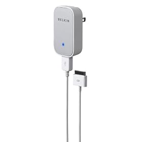 Click here to buy Belkin AC Wall and USB Charger for iPod with Dock Connector (White) by Belkin.