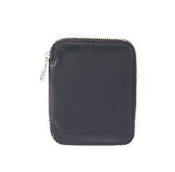 Marc Jacobs Leather Travel Zip Around Wallet Black