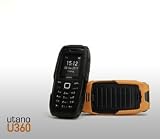 Utano U360 Outdoor Handy mit integriertem Radio und Taschenlampe (spritzwasser und staubdicht)
