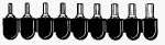 Dewalt #DW2068 9PC Hex Bit Tip Set