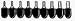 Dewalt #DW2068 9PC Hex Bit Tip Set