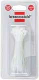 brennenstuhl Kabelbinder, 200 x 4,8 mm, weiß ideal zum Fixieren gebündelter Ware, reißfest, Innen- (1164240) für 1,50 &euro;